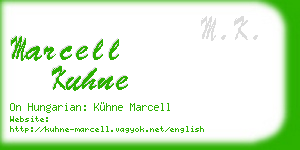 marcell kuhne business card